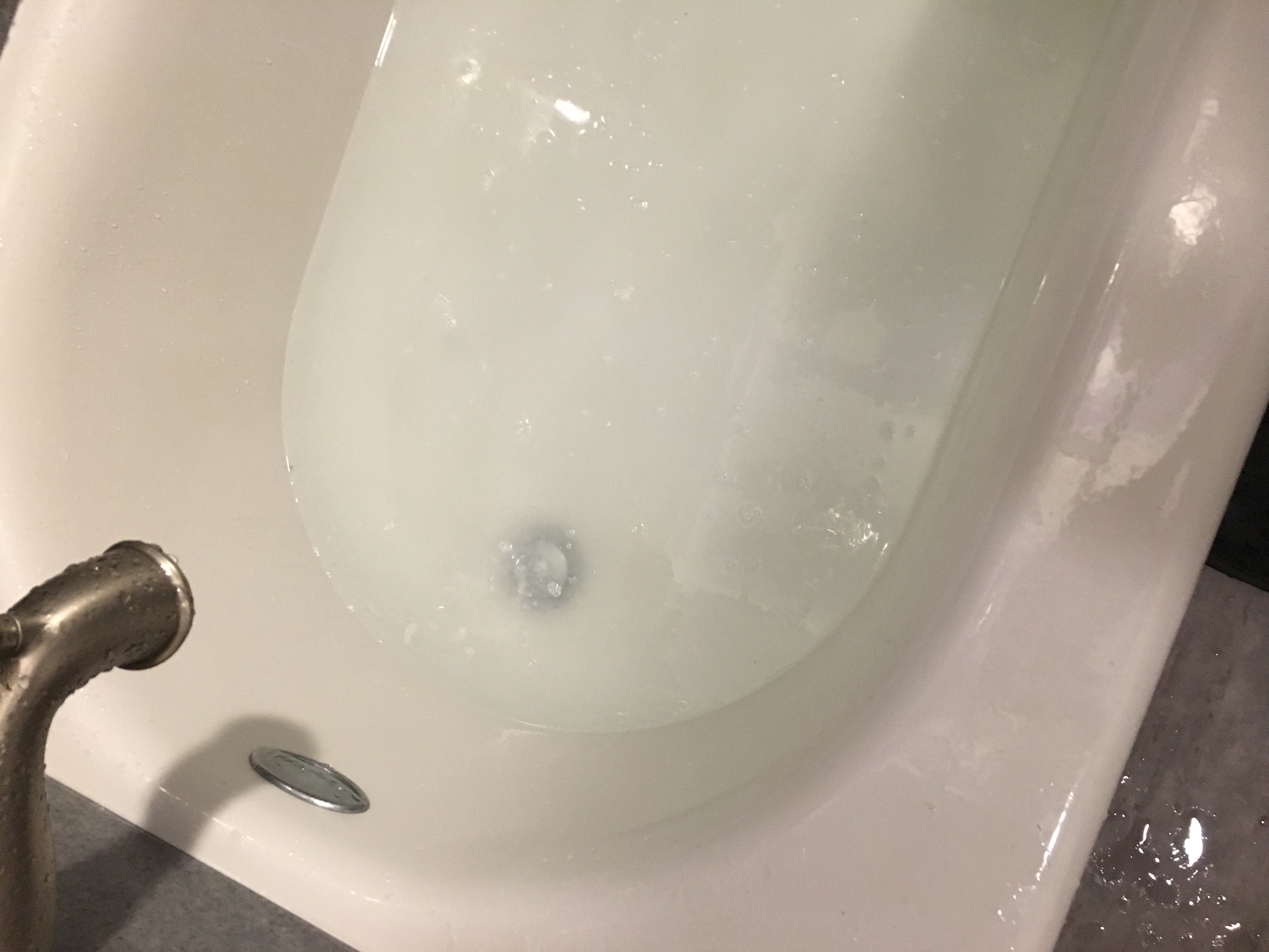 Tub wouldn't drain for days. They did not check the plumbing before they installed the tub.