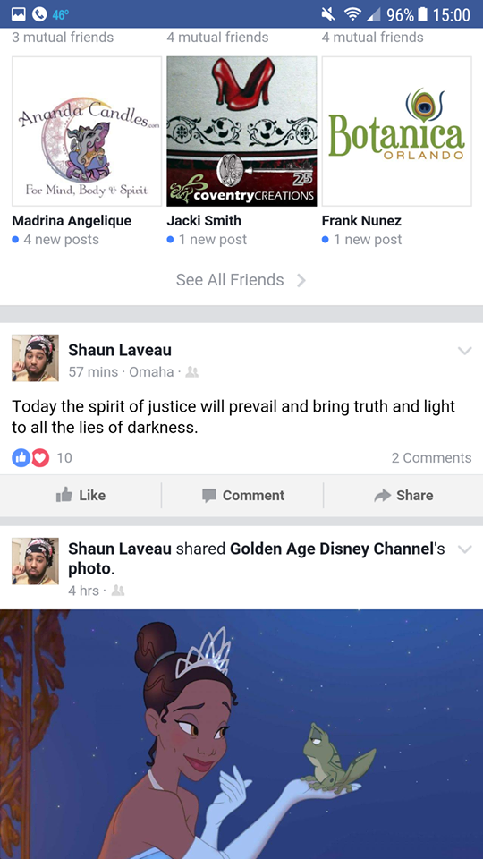 Shaun summons the spirit of Justice to reveal the truth