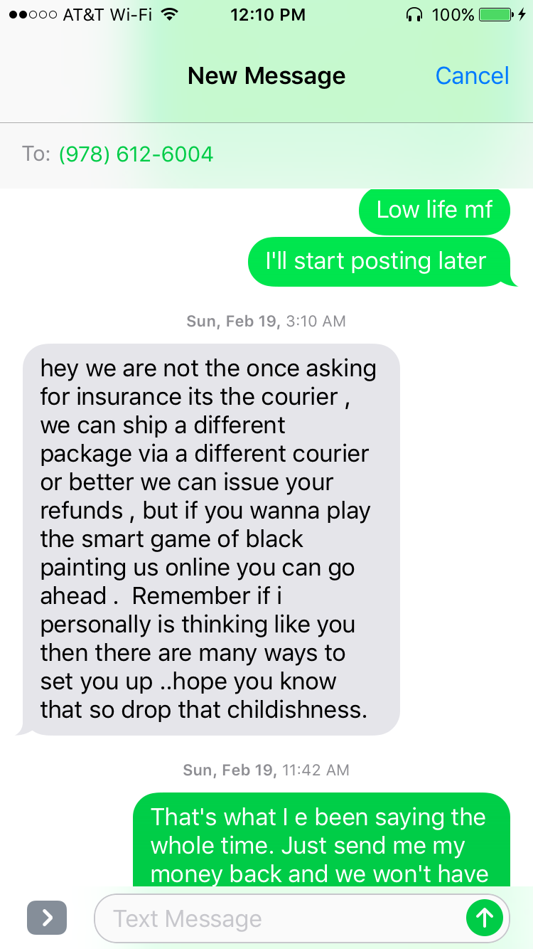 TEXT FROM AFRICAN SCAMMER