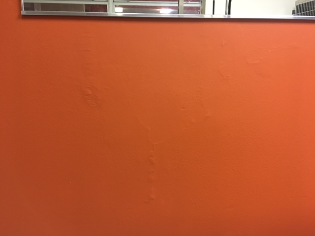 Non patched wall