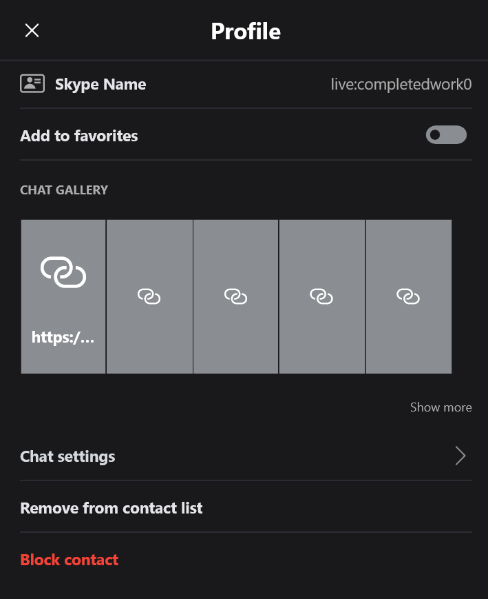 Skype ID