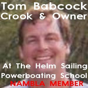 Crook Tom Babcock  At The Helm Sailing & Powerboating School now in Vancouver, British Columbia , Canada and continues to scam