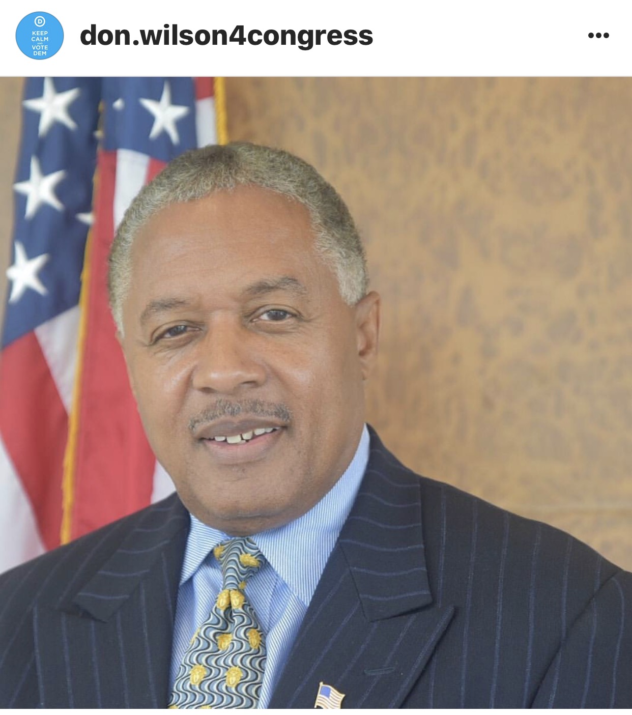 Donald E. Wilson

Don Wilson (D)

Age: 59

Occupation: Investment banker at Oriris Global 
Corporation
Residence: Marietta

Education: J.D. from the University of Wisconsin

Website: donwilsonforcongr