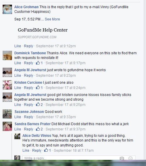 Others also blame me for reporting the fraud and ripoff Dominick Tambone  accounts under Randy Boles lead telling them I was responsible for doing the reporting