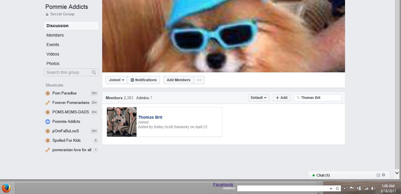 Randy Boles alias Gillian Algoode even created a false FBI facebook account pretending to be protecting the group 