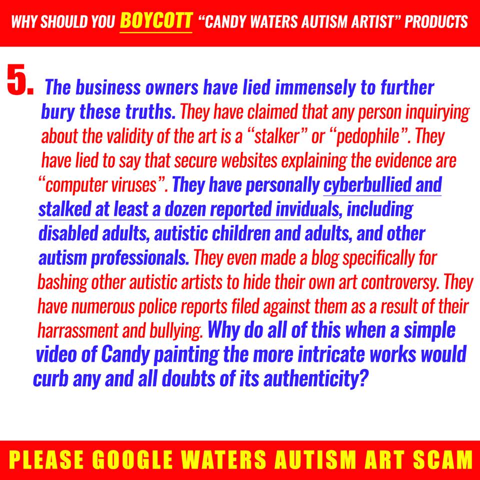 The business owners have resorted to real-life bullying and harassment of individuals who have stepped forward. These instances are documented through police reports and other records with official ag