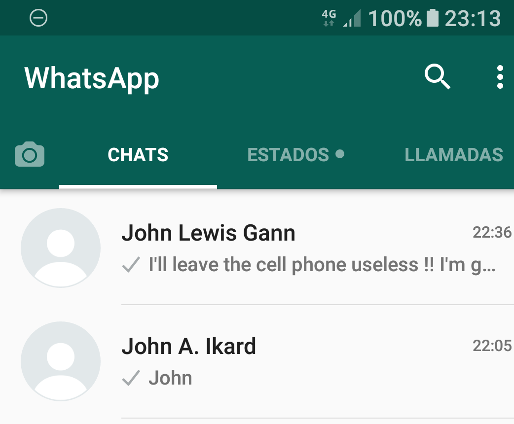 View on WhatsApp without image of John Lewis Gann y John A. Ikard