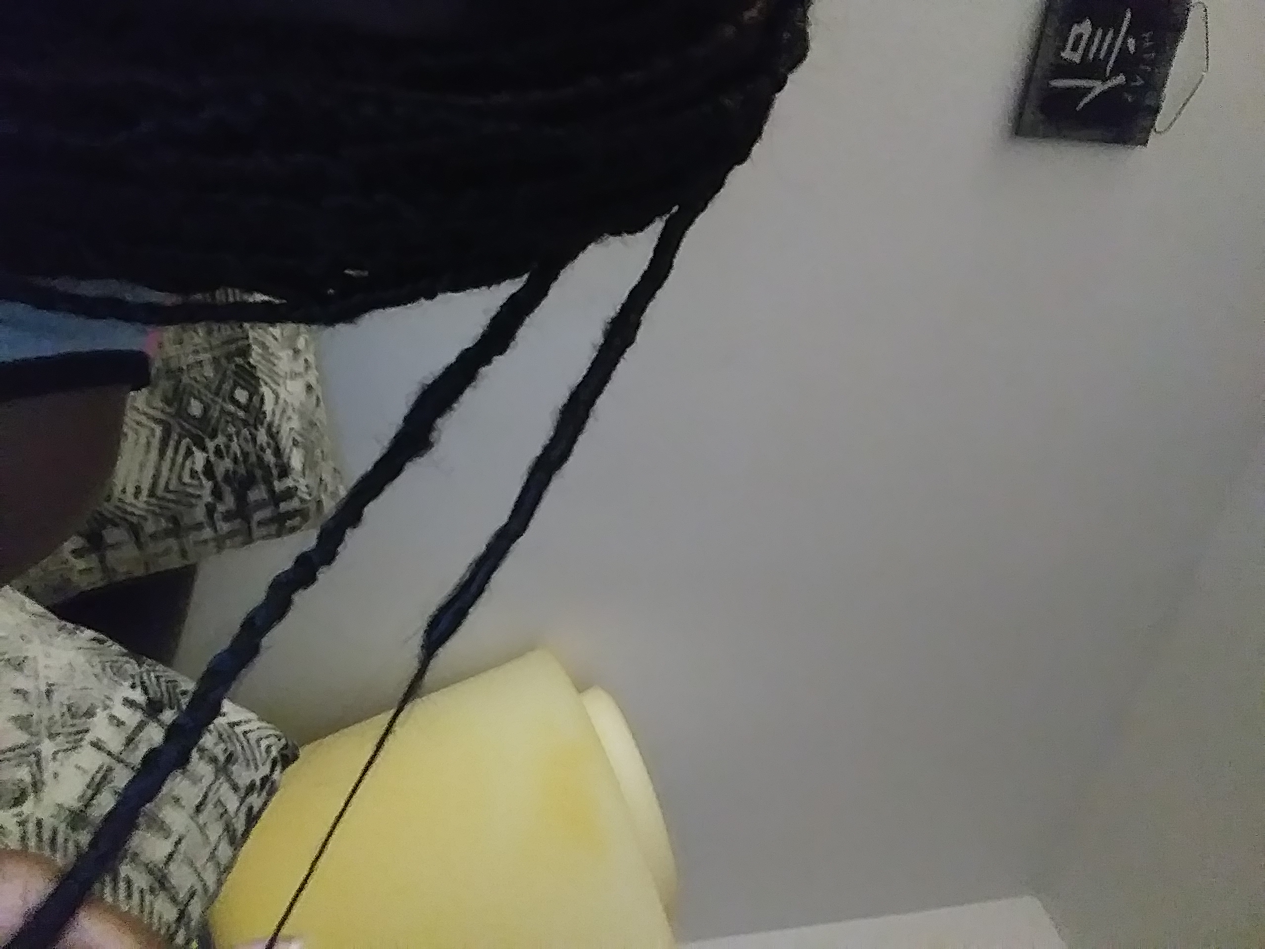 It's even worse in person. This pic shows how short my "midback " length locs are