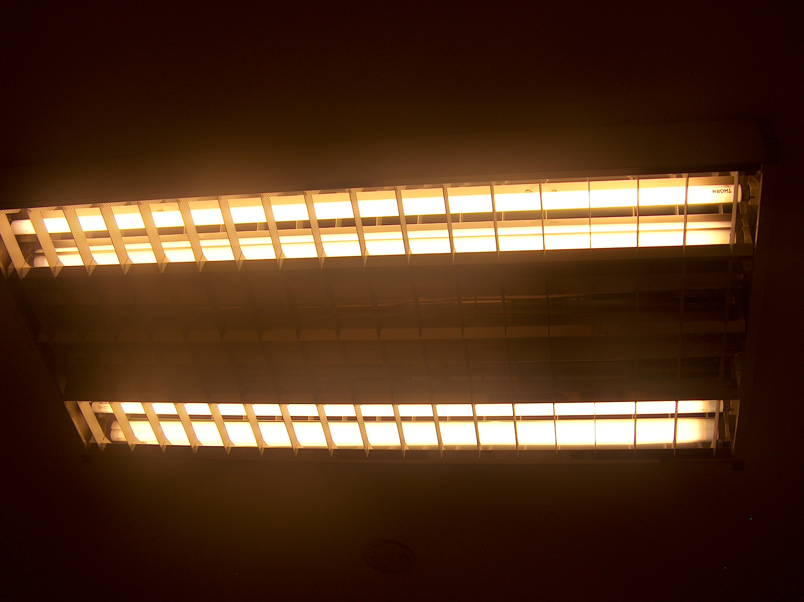 Industrial-style ceiling lighting