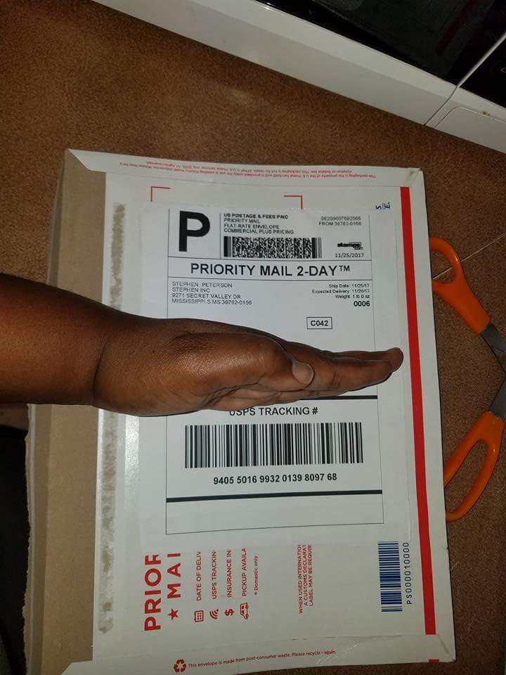 Envelope it came in