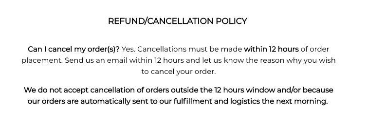 their cancelation policy that they did not follow