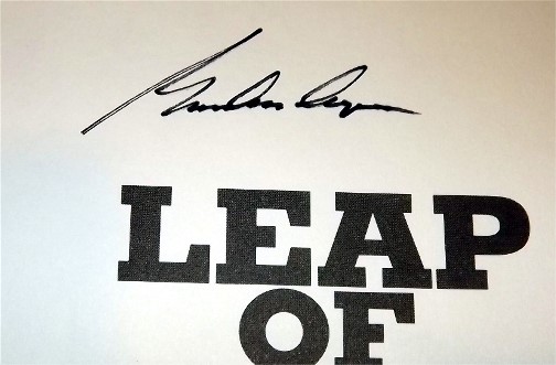 LEAP OF FAITH signed "IN PERSON" by GORDON COOPER 