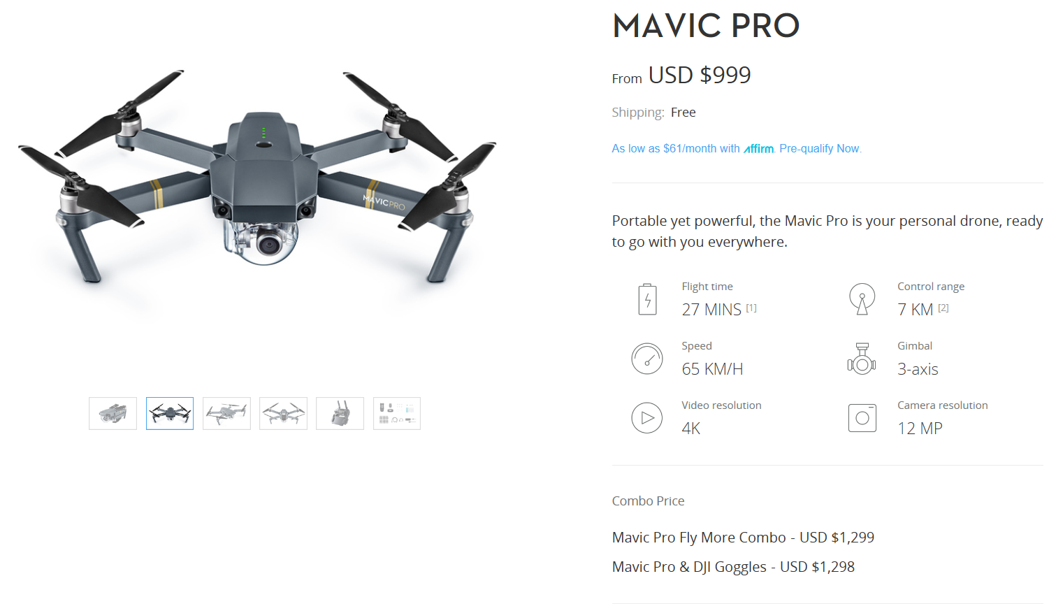 This is the drone I ordered.
