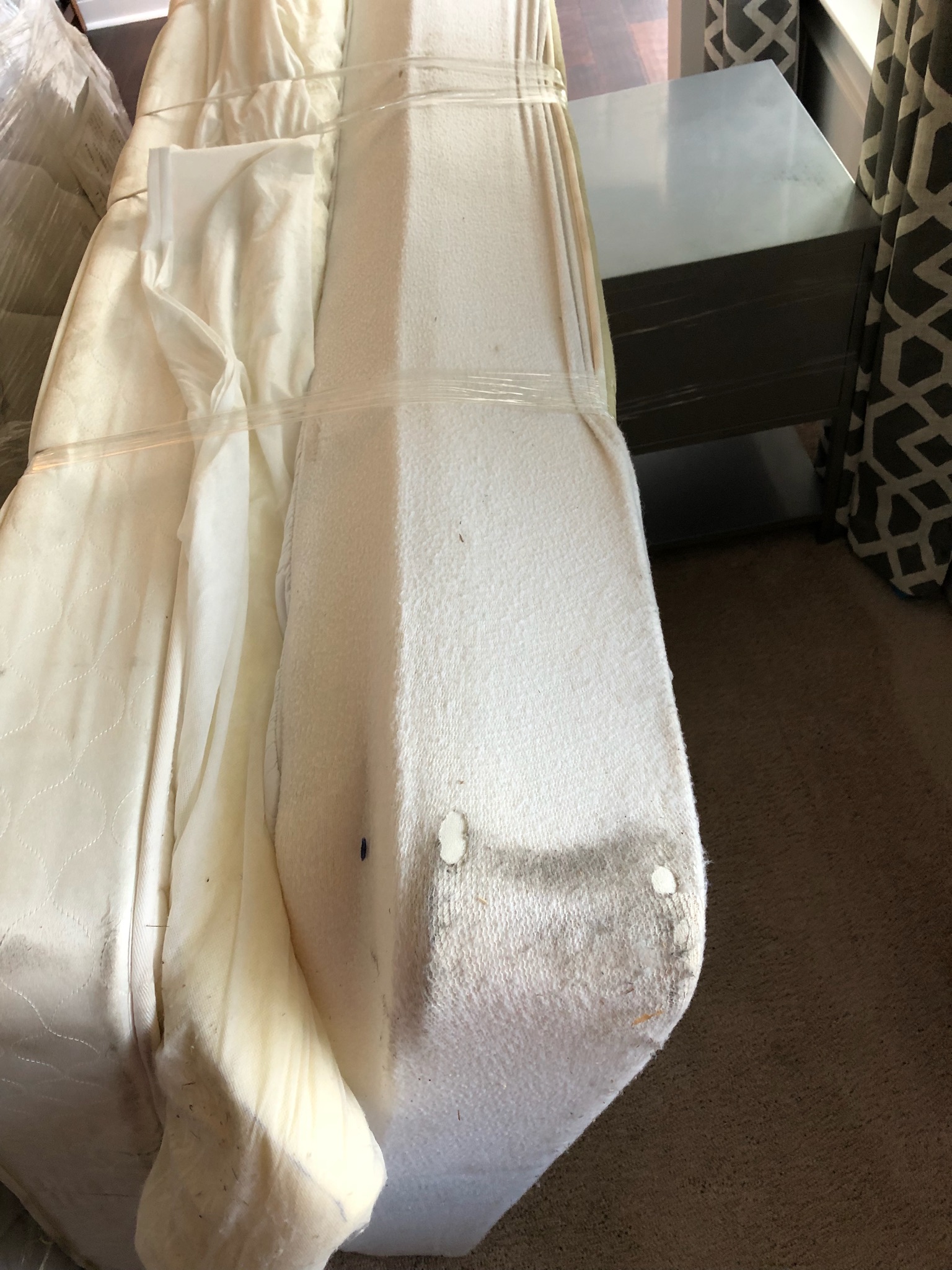 No wrap on any mattresses as promised