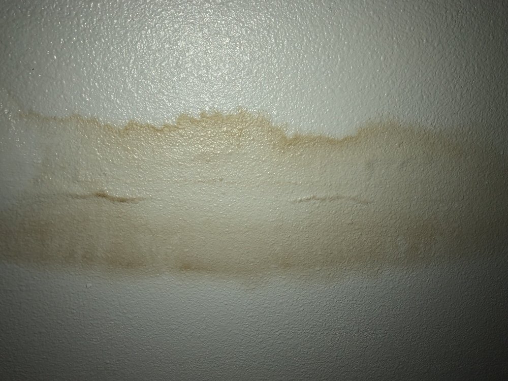 roof leak in ceiling of sons room, 2nd time occure