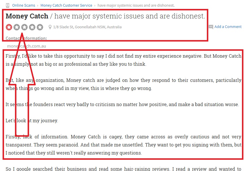 money catch reviews complaints deanna mannix