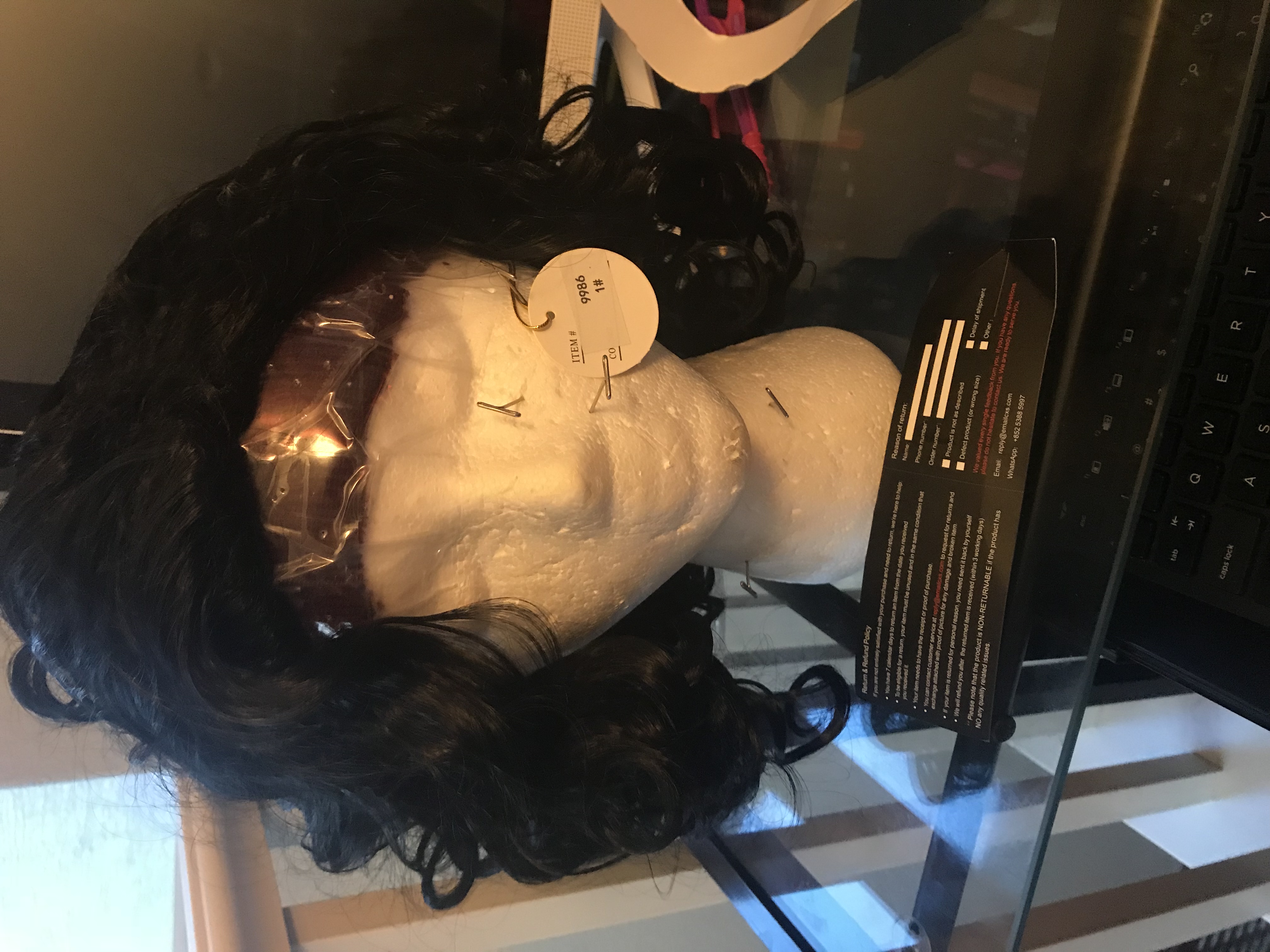 lacefront virgin human hair wig 