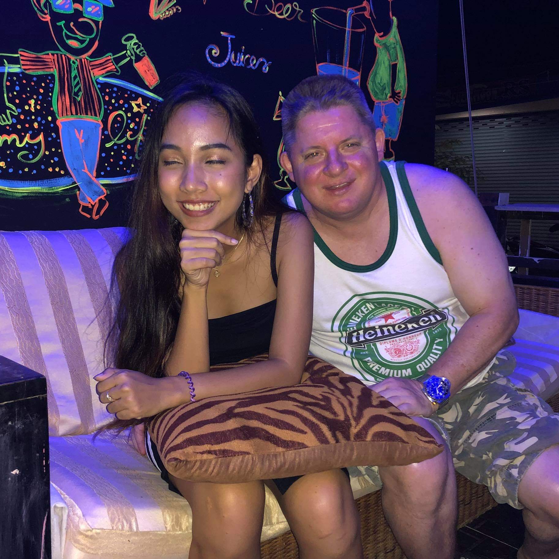 Kent with Thai bar girl