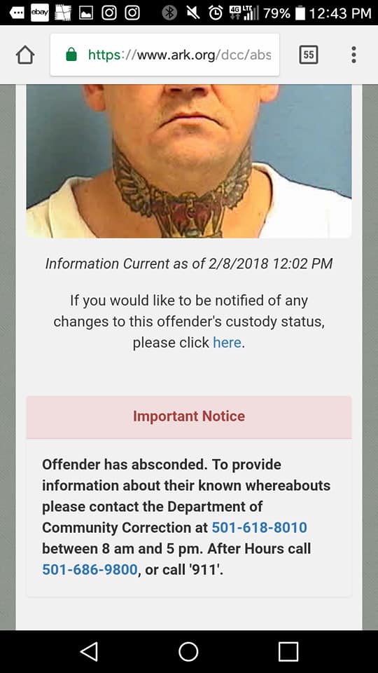 info on offender