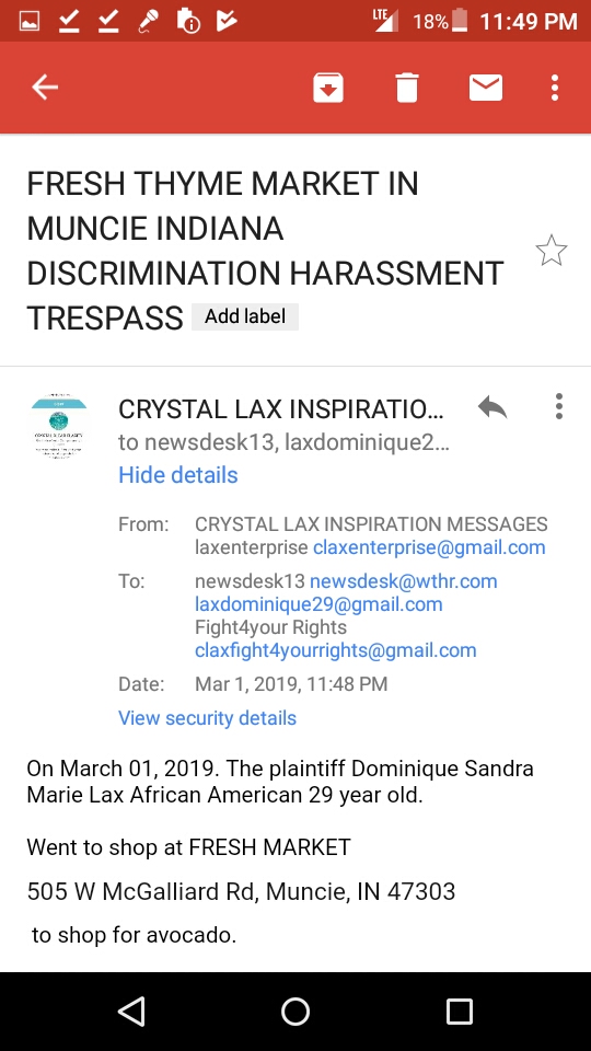 My mom Crystal sent a Consumer AFFAIRS Complaint