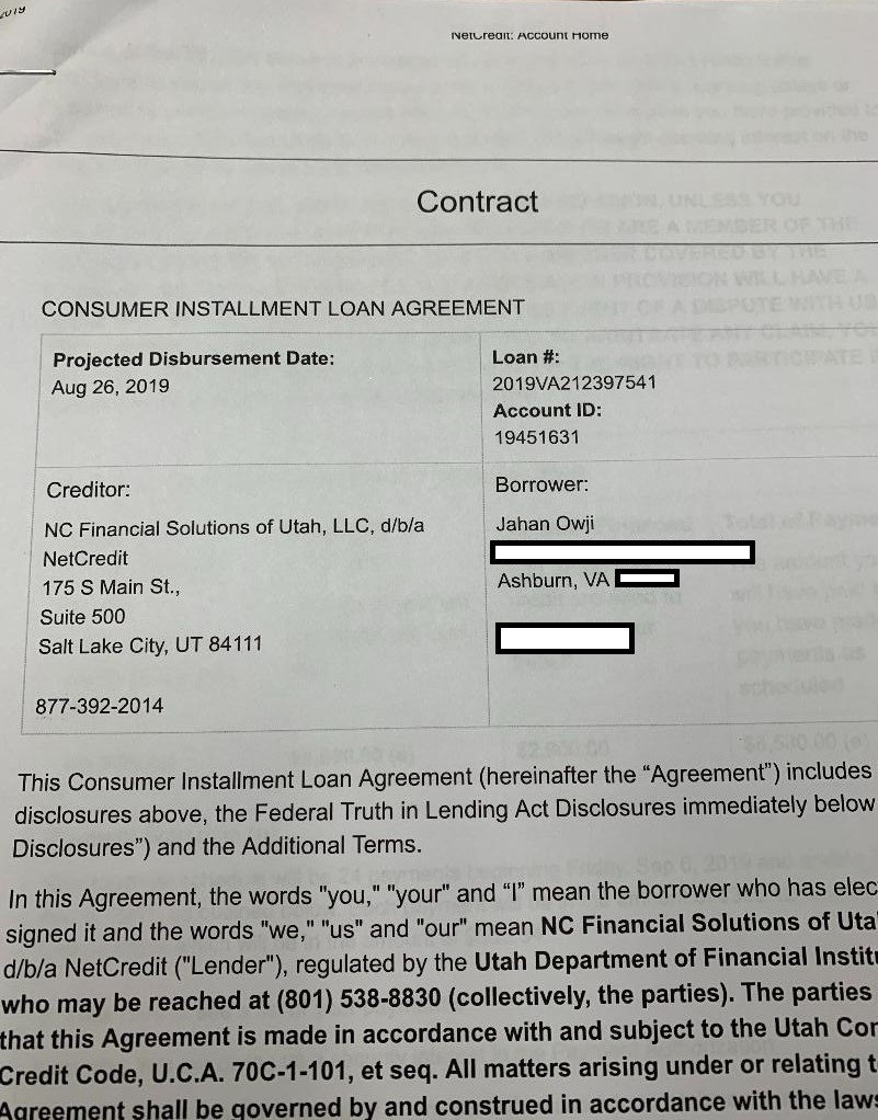 Fake contract