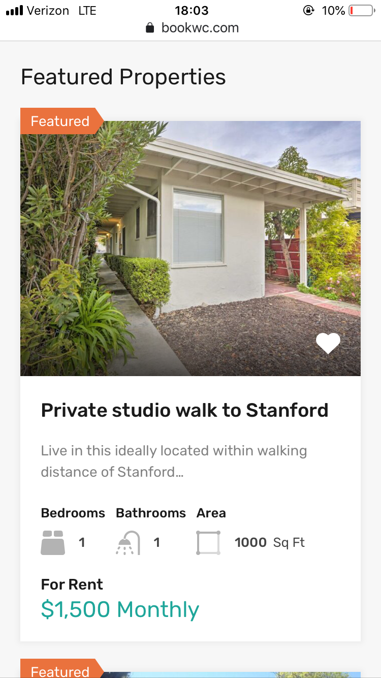 8th fake listing- Palo Alto