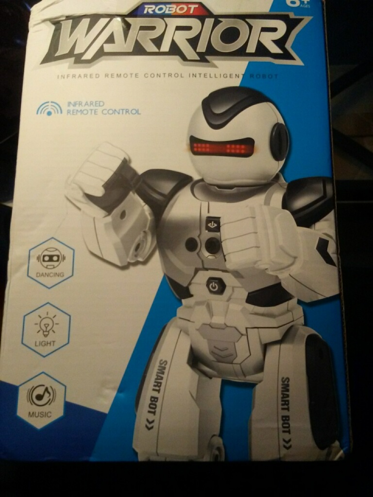 This is the Robot Warrior Robot I received