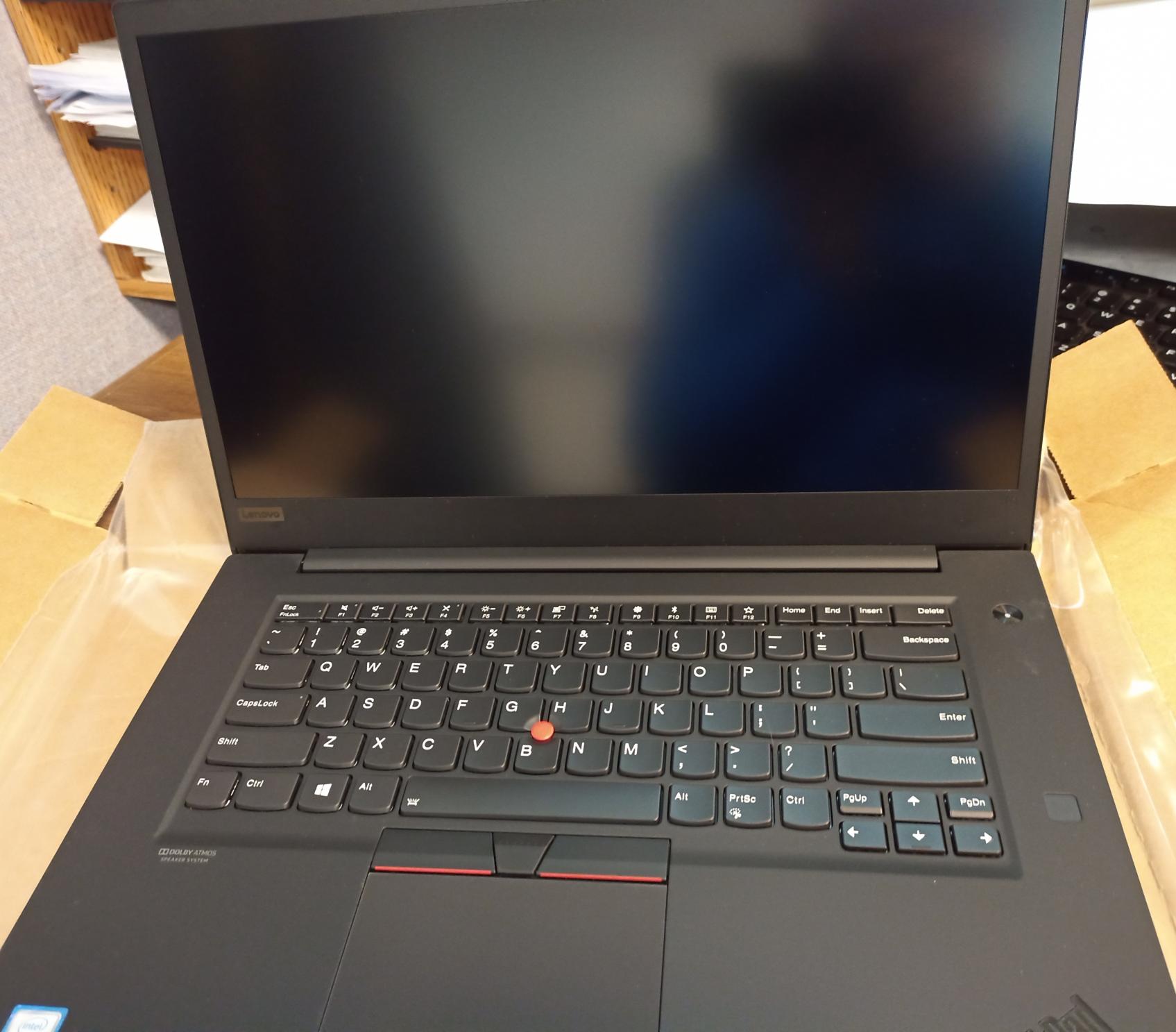 The actual received unit, it is a ThinkPad P1