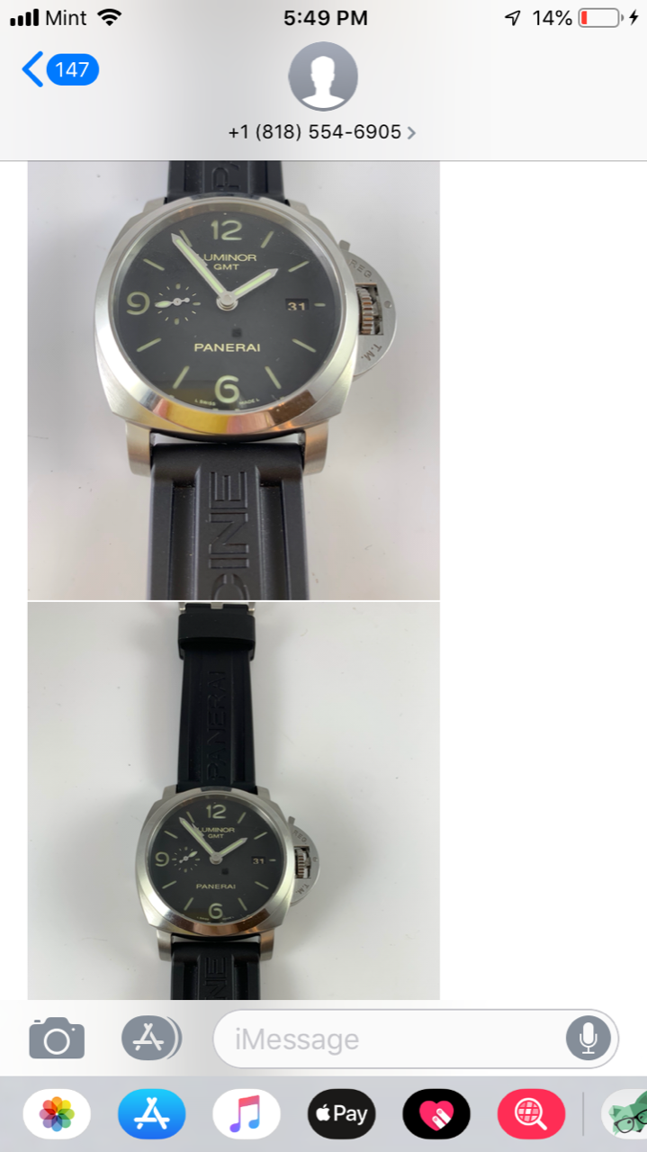 Photos of the  watch sent to me by "Art Canbaz"