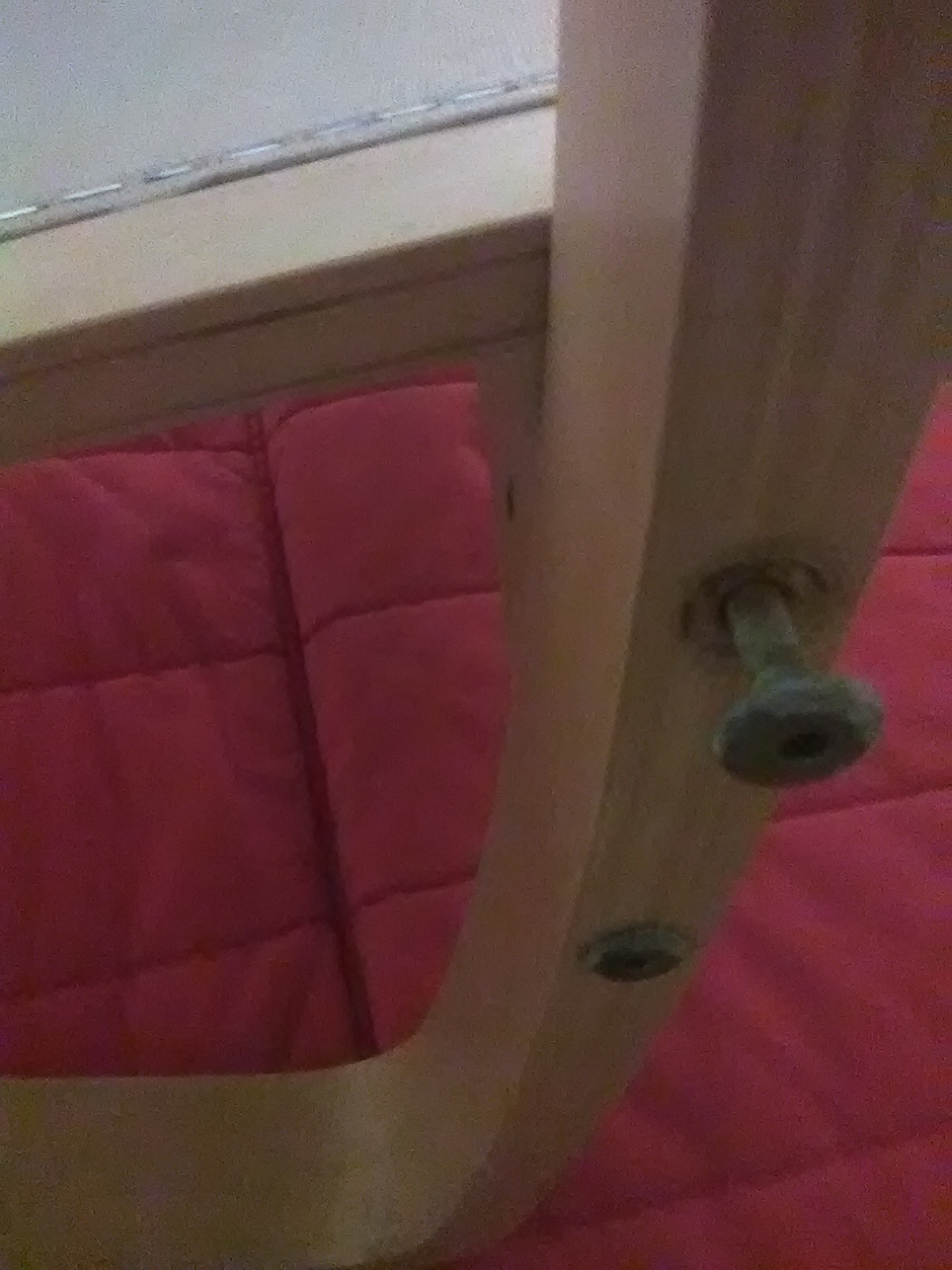 Drilled Laminate Where Chairs Break.