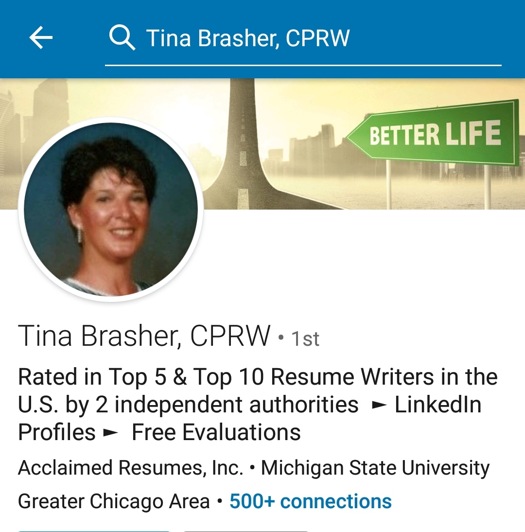 Tina or Chris Brasher