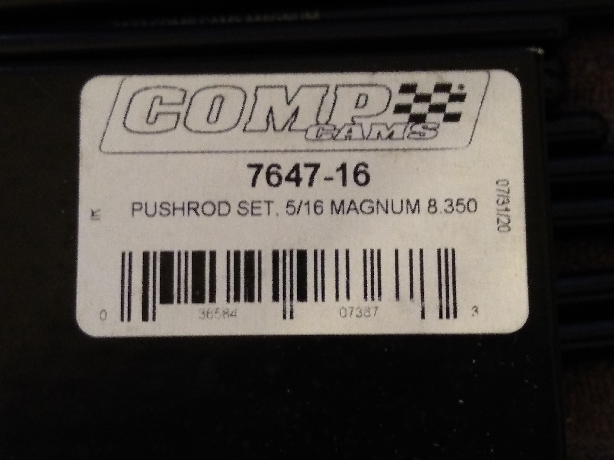 Look Vinny Comp Cams 8.350" pushrods