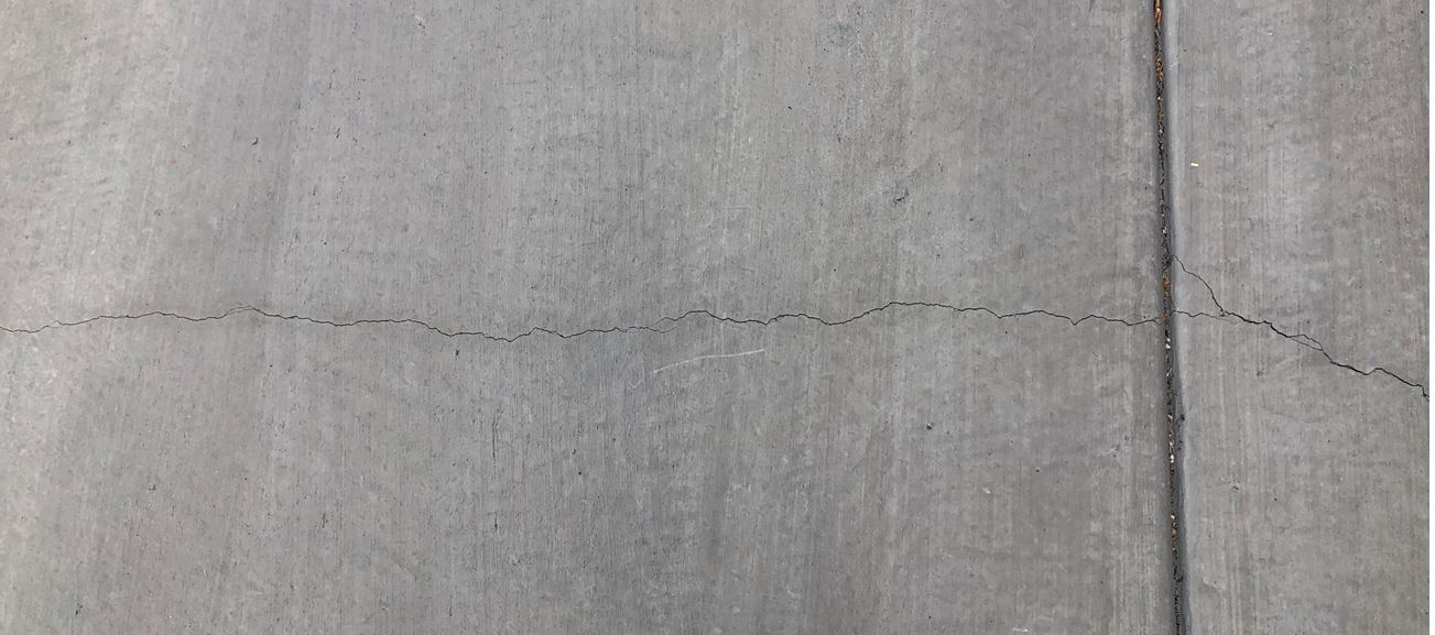 Cracks that happened after only two weeks