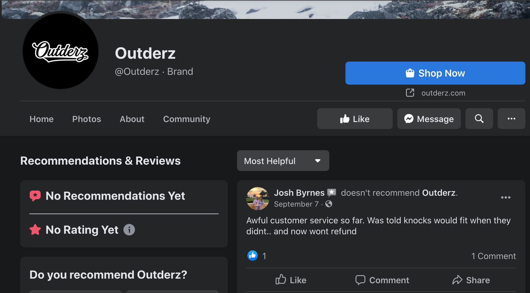 OUTDERZ SCAM REVIEWS