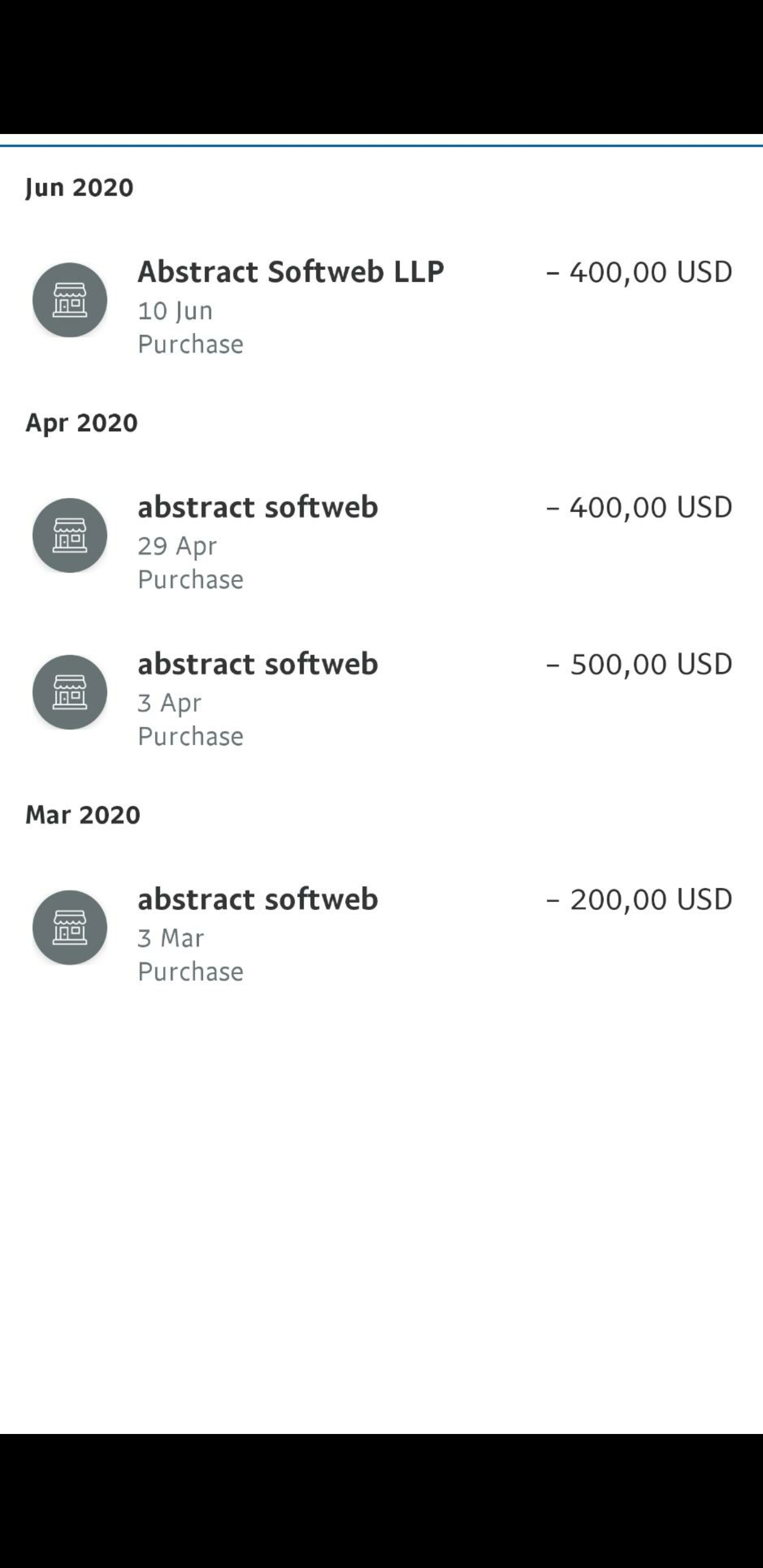 Payment in PayPal 