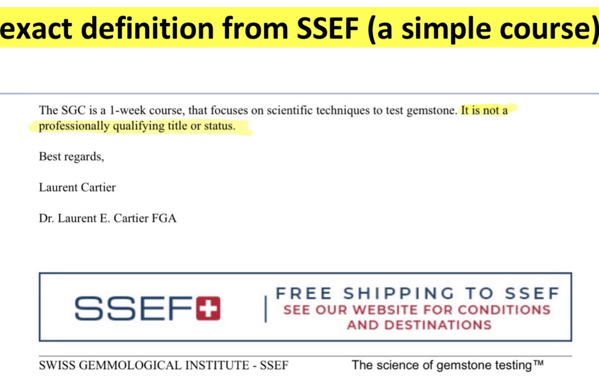 Official SSEF ( SGC ) 