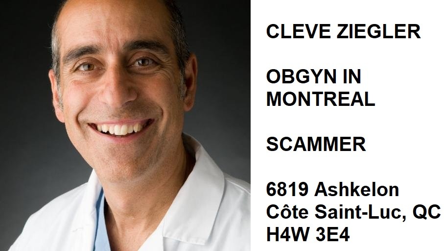 Dr Cleve Ziegler OBGYN Montreal