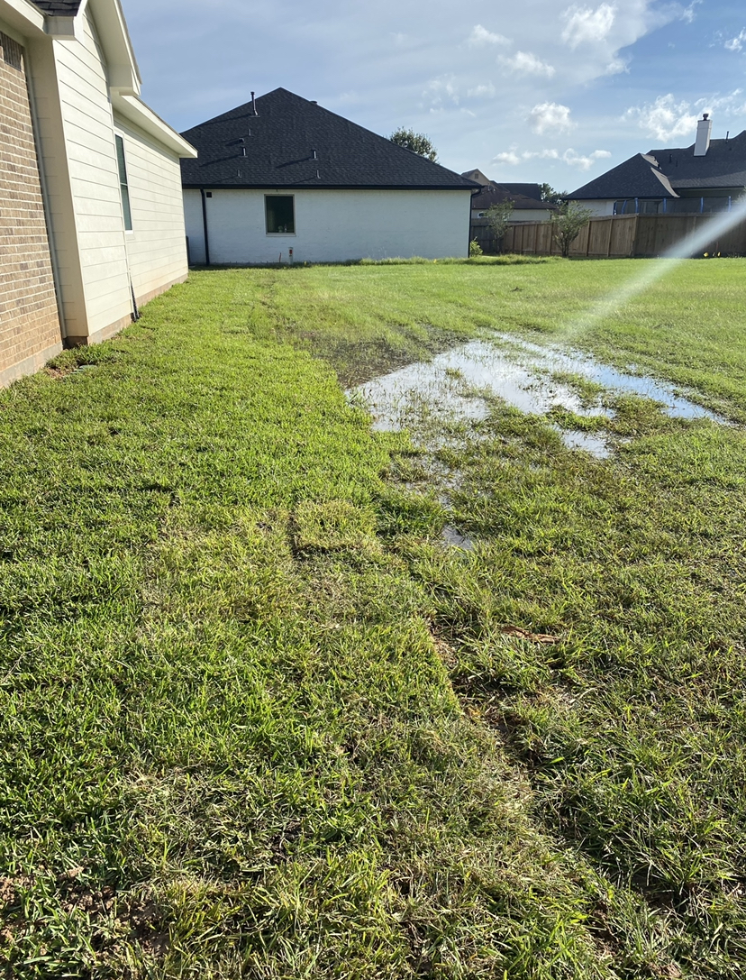 Crooked and bad sod install