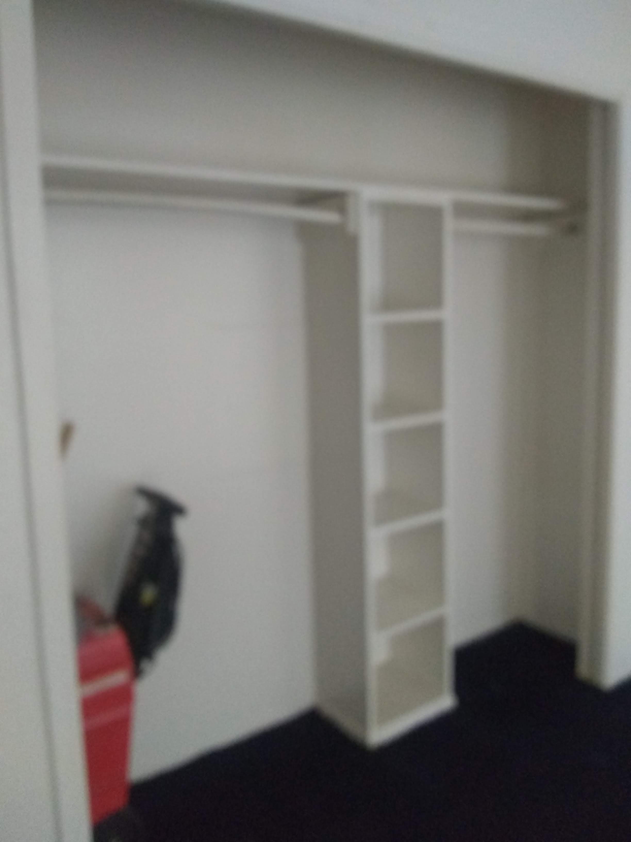 Sizable closet space