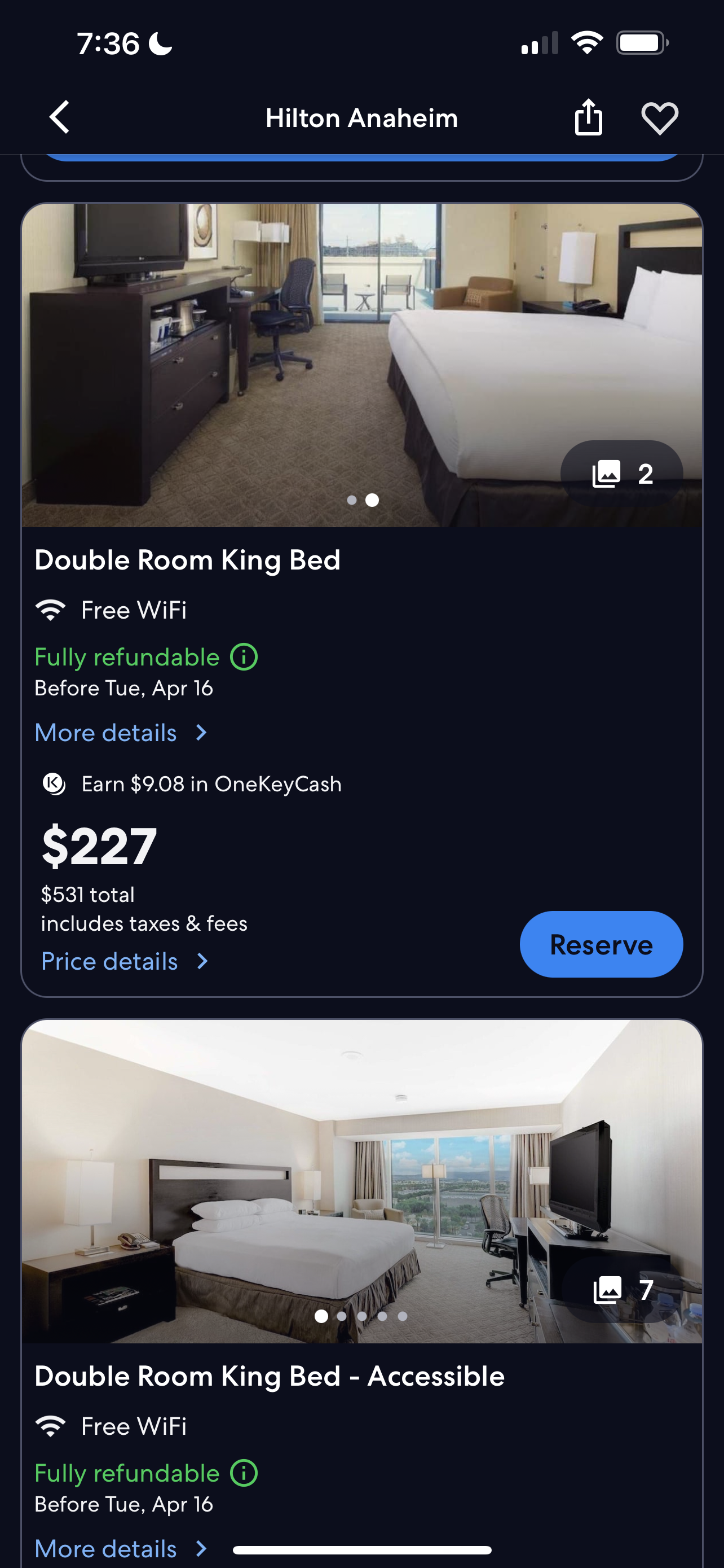 Proof, they advertised falsely a double king room