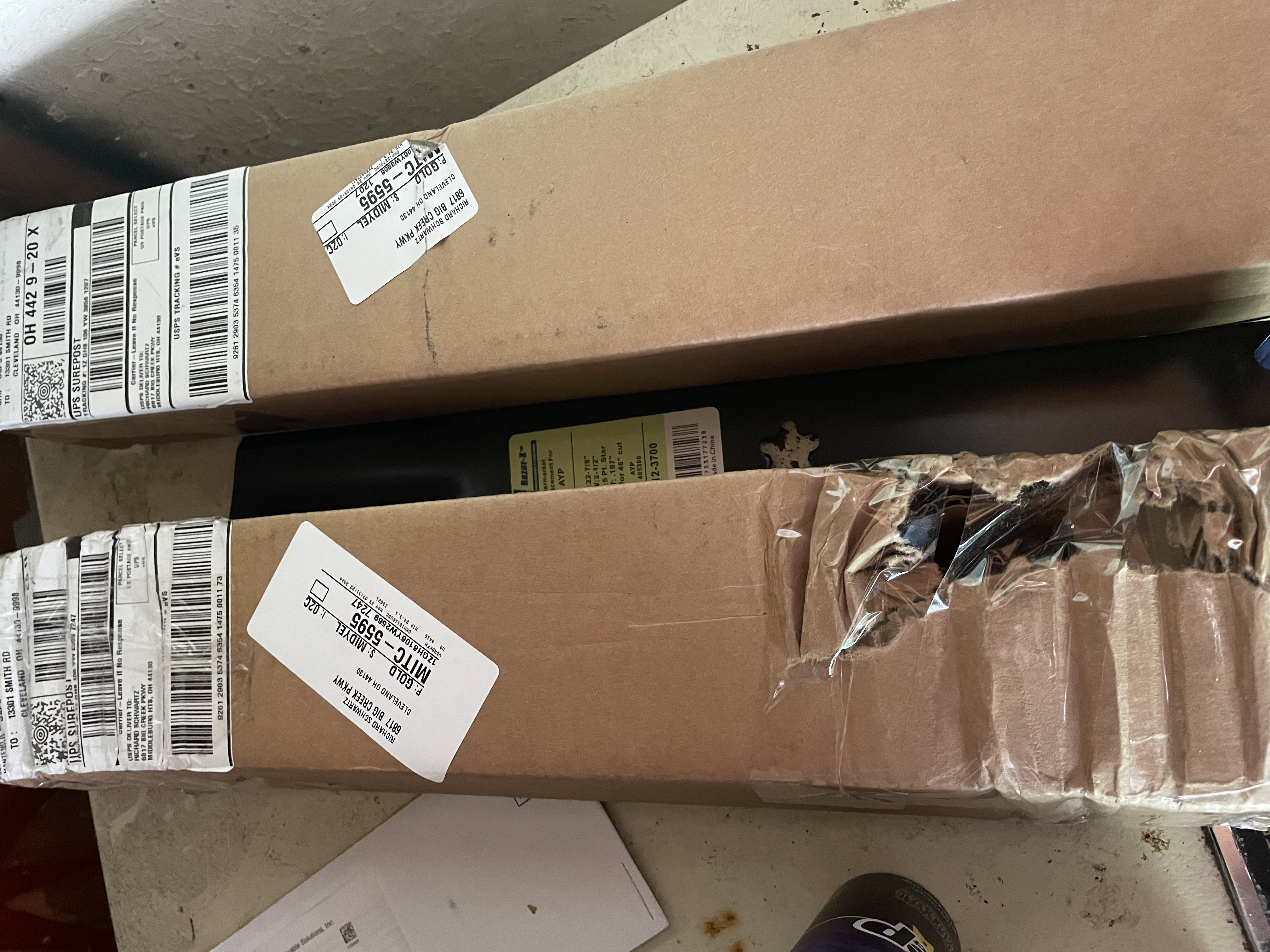 Sealed box with mulch blade open box no blade