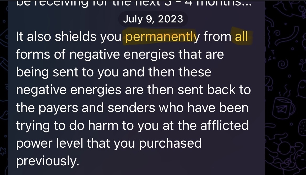 Xan’ther’s promises about the shields.