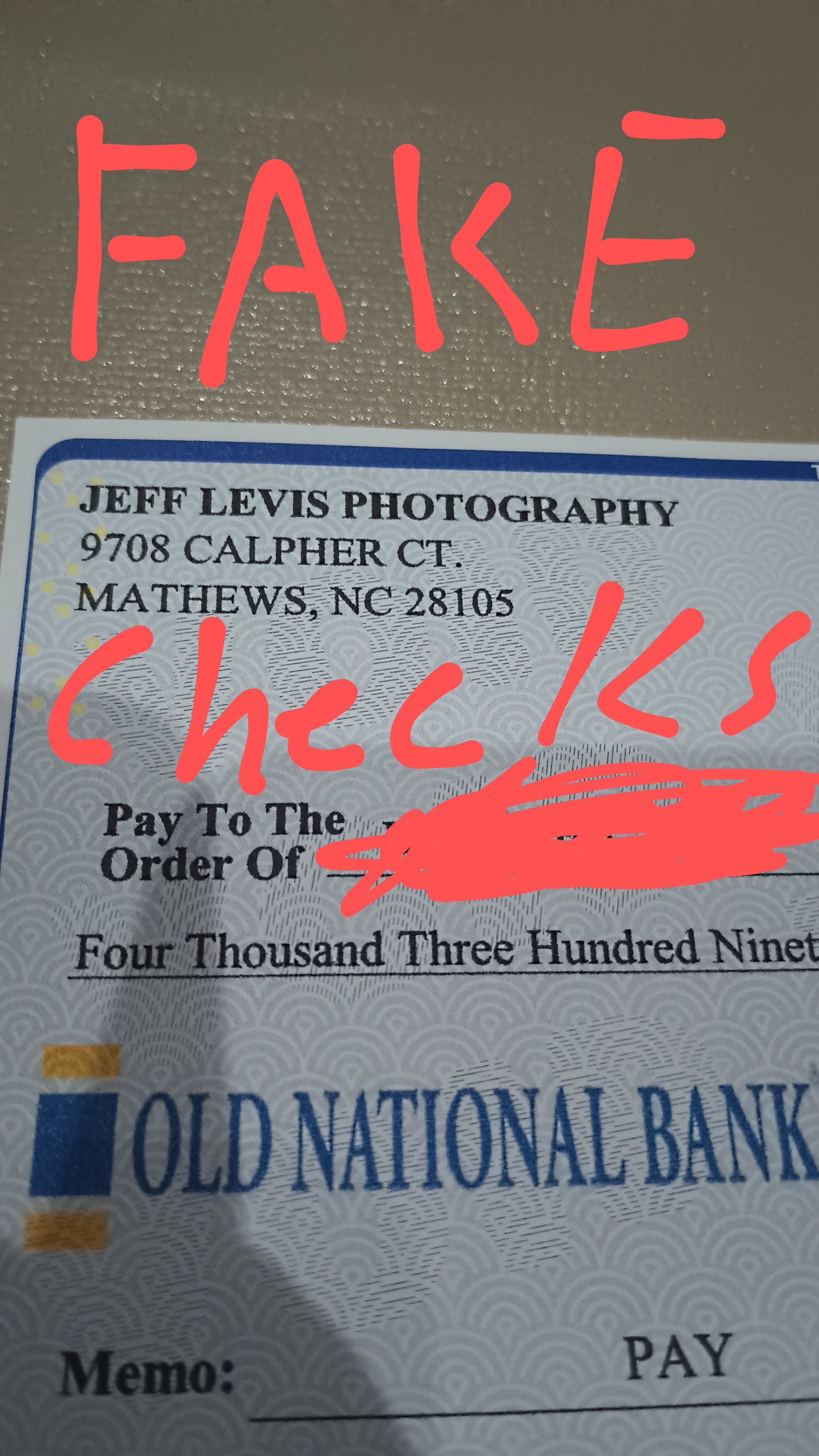 THE FAKE CHECKS THEY FEDEX YOU OVERNIGHT 