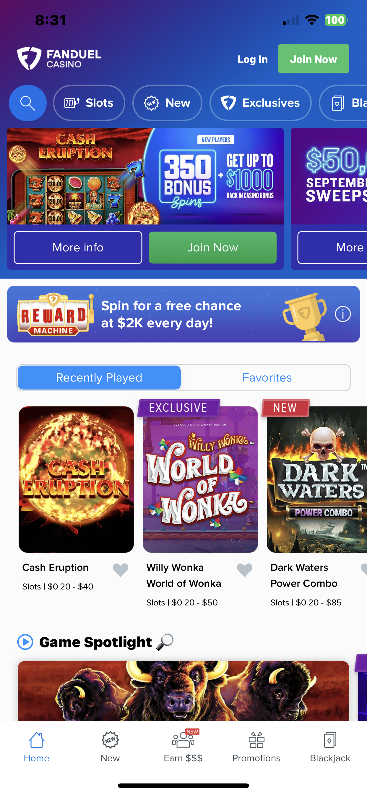 FanDuel NJ casino APP