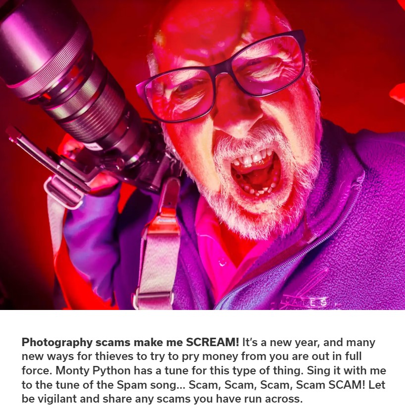 ACME Photography - Adam Nollmeyer Scam Alert