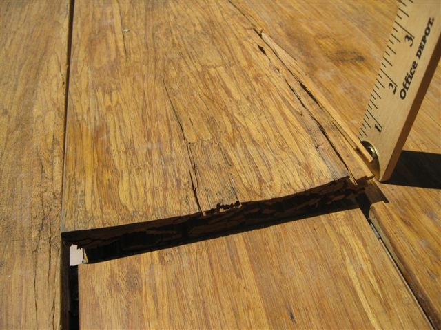 Cali Bamboo BamDeck delamination