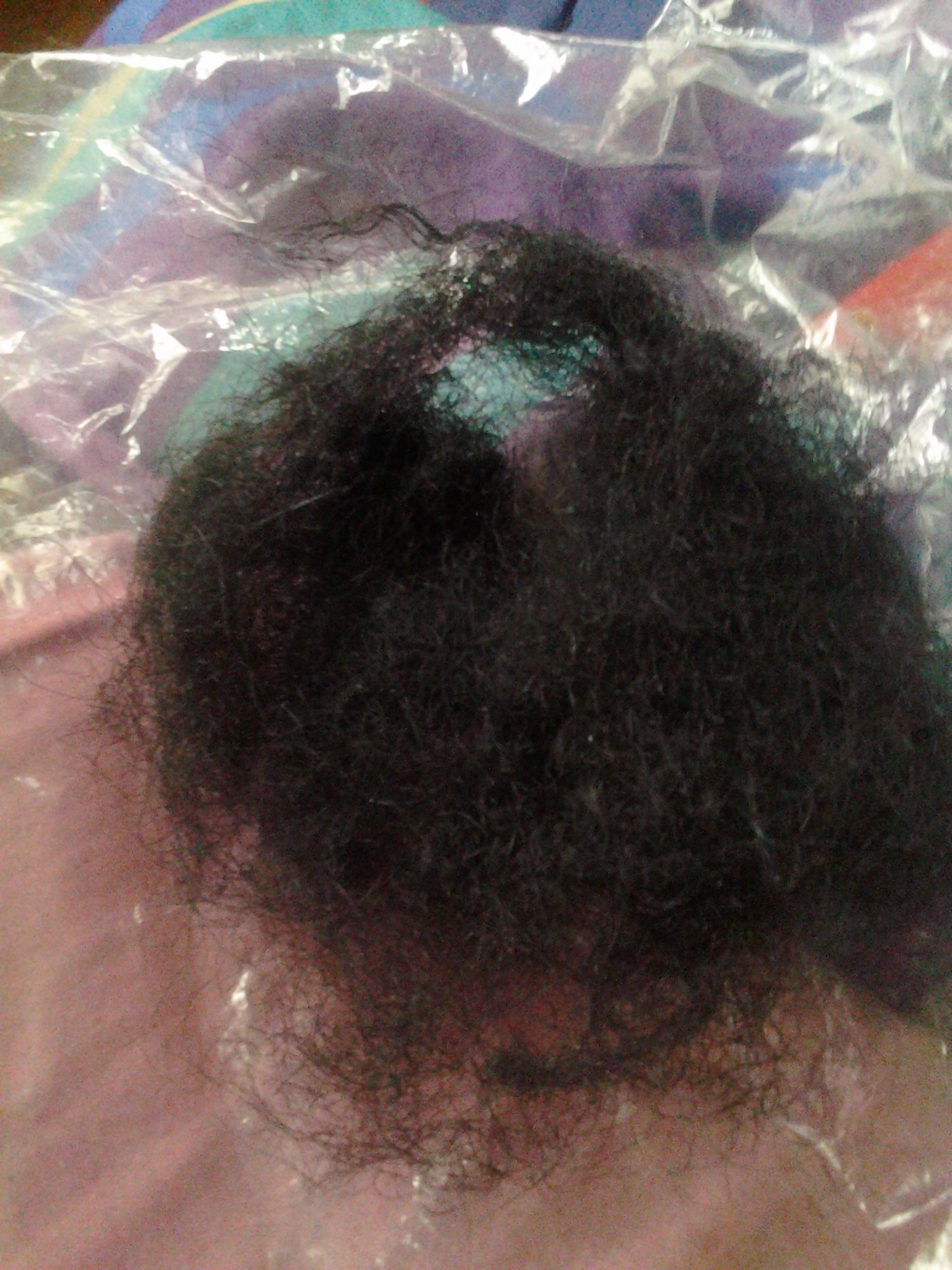 And this is not all of the hair that is coming out its still coming out