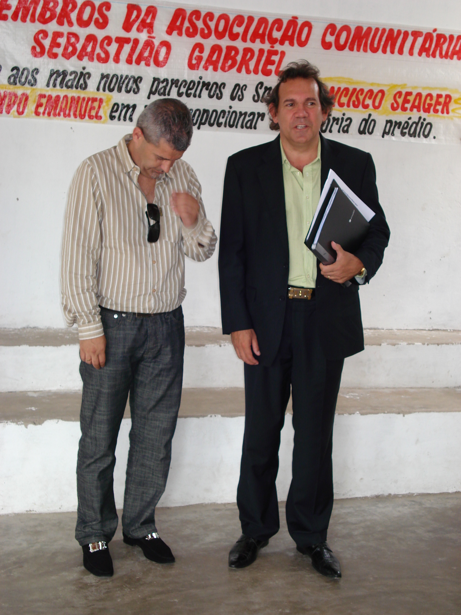 Fernando Emanuel Correia De Sa on left and Francisco Marcos Saeger on right 