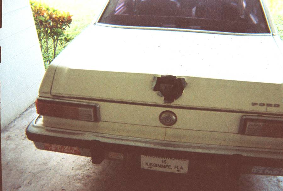 Sandra Johnson destroyed my mothers car