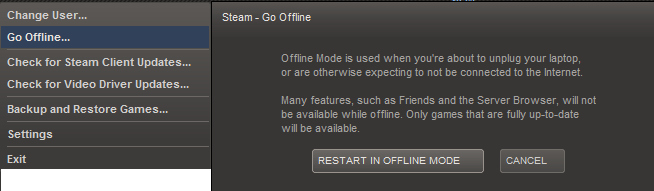 Go Offline